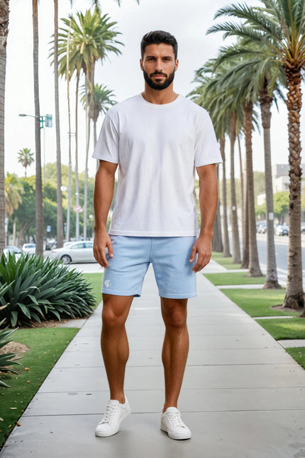 Baby Blue Chimu 100% cotton shorts