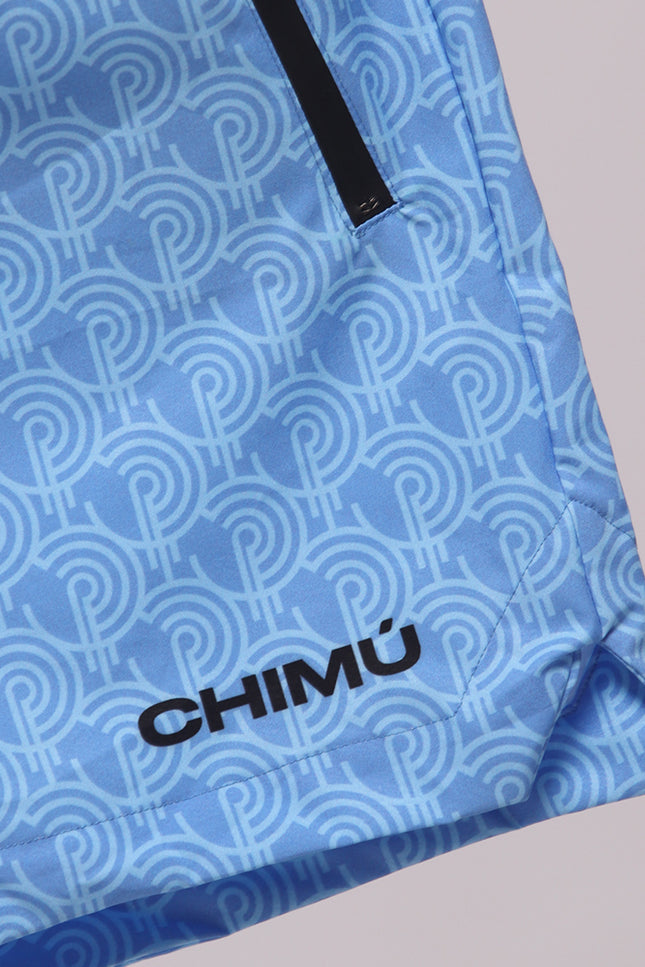 Chimú Ocean Water quick-dry shorts in ocean blue print