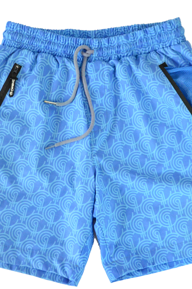 Chimú Ocean Water quick-dry shorts in ocean blue print